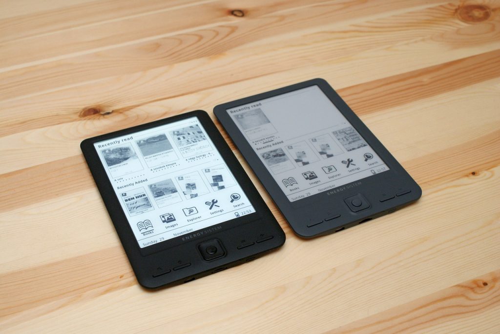 ebook reader- illuminazione