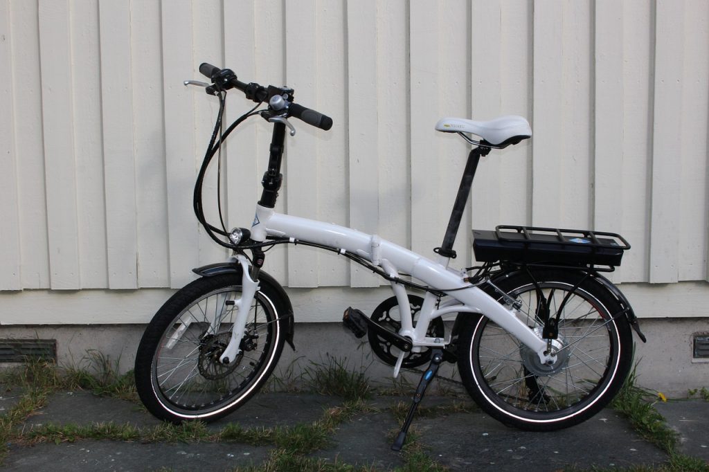 bici pieghevole - chiusa centrale