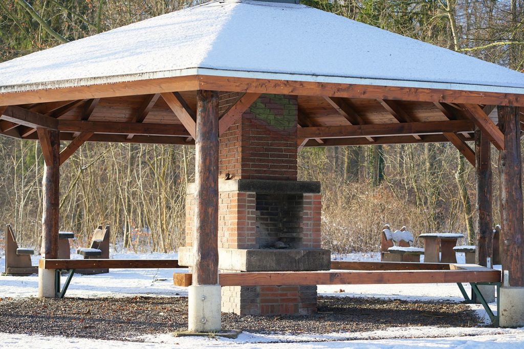 barbecue in muratura