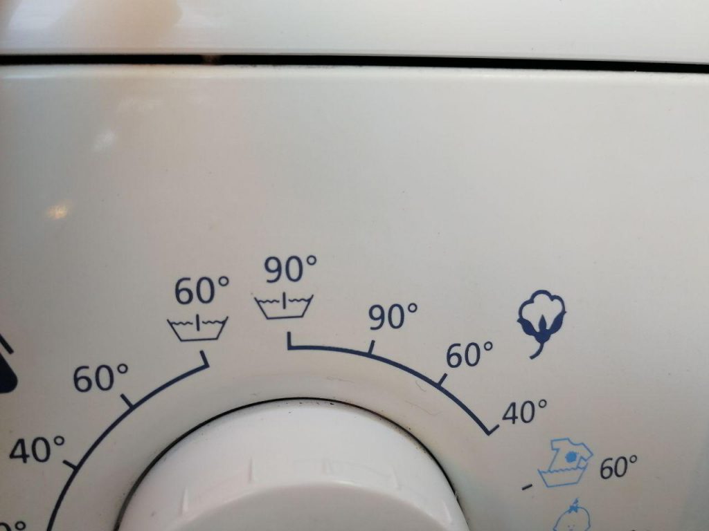 simbolo lavatrice tessuti in cotone