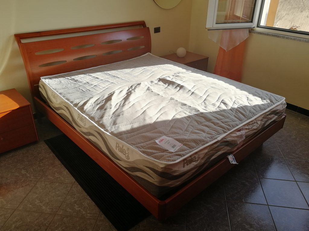 Materasso Pale, pochi minuti dopo aver tolto il cellophane