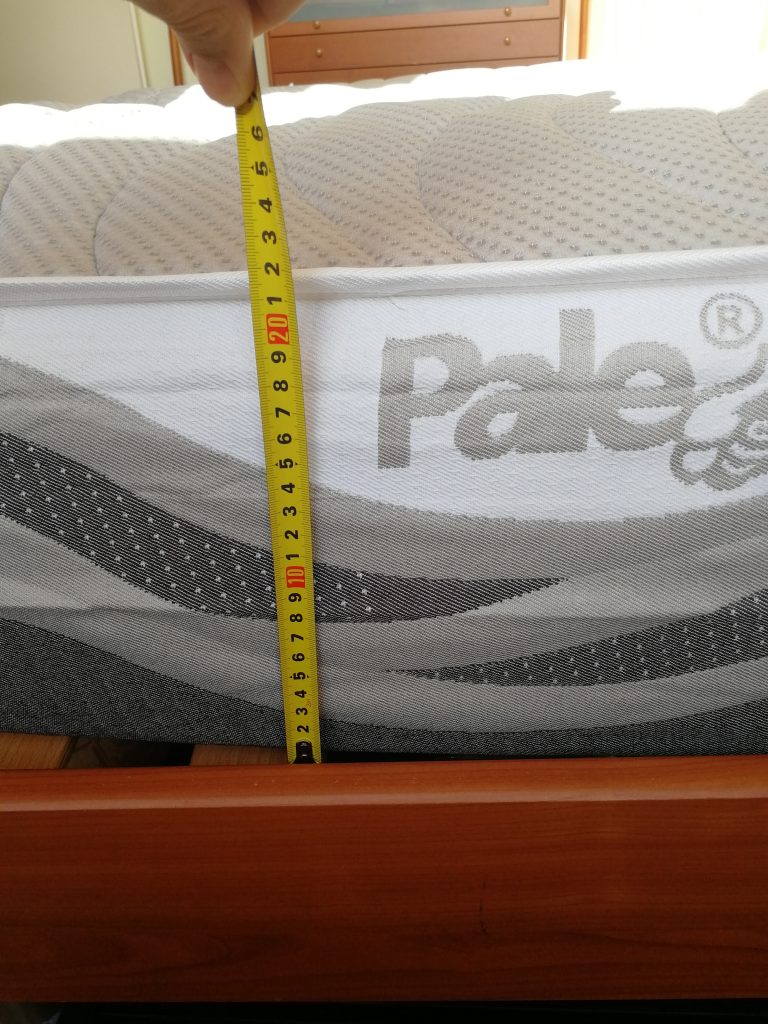 Altezza iniziale Materasso Pale