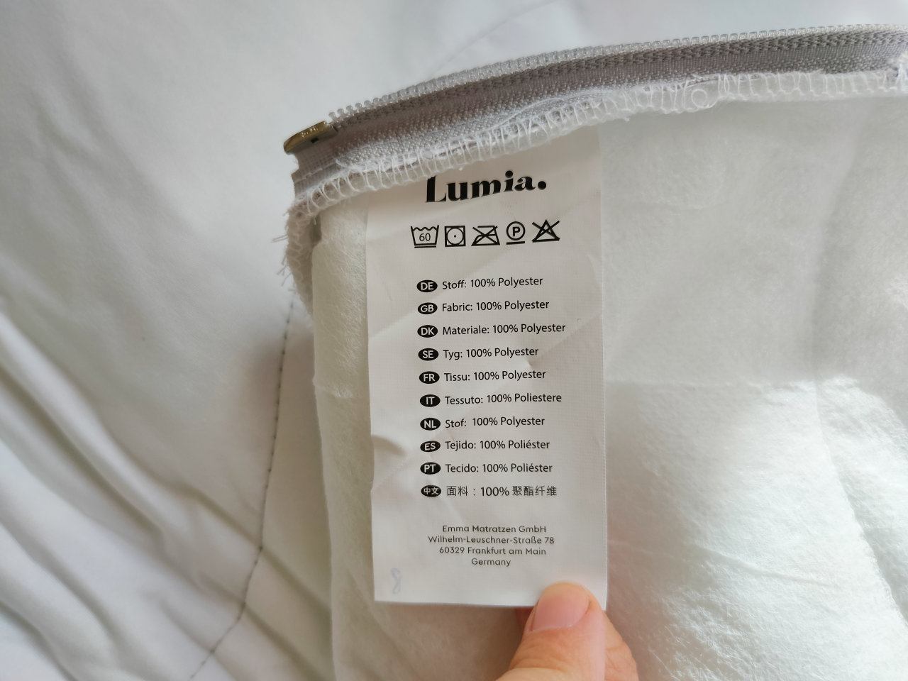 Lumia - etichetta rivestimento esterno