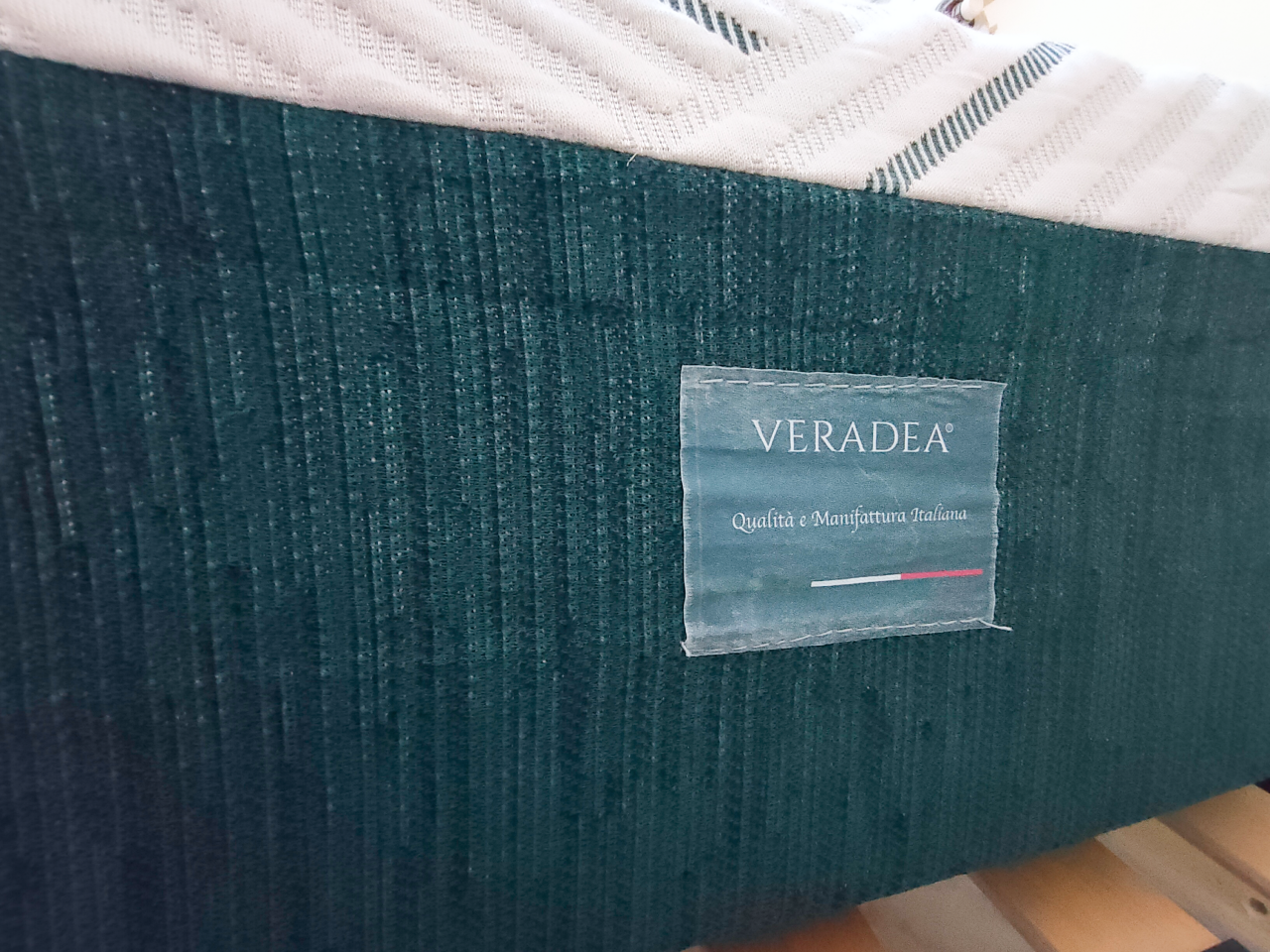 Veradea Memory Gel - dettaglio fodera esterna parte inferiore